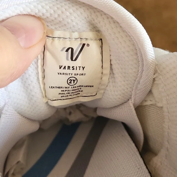 Varsity Girls Cheer Athletic Sneakers White Size Girls 2 - Picture 9 of 12